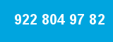 922 804 97 82 922 804 97 82
